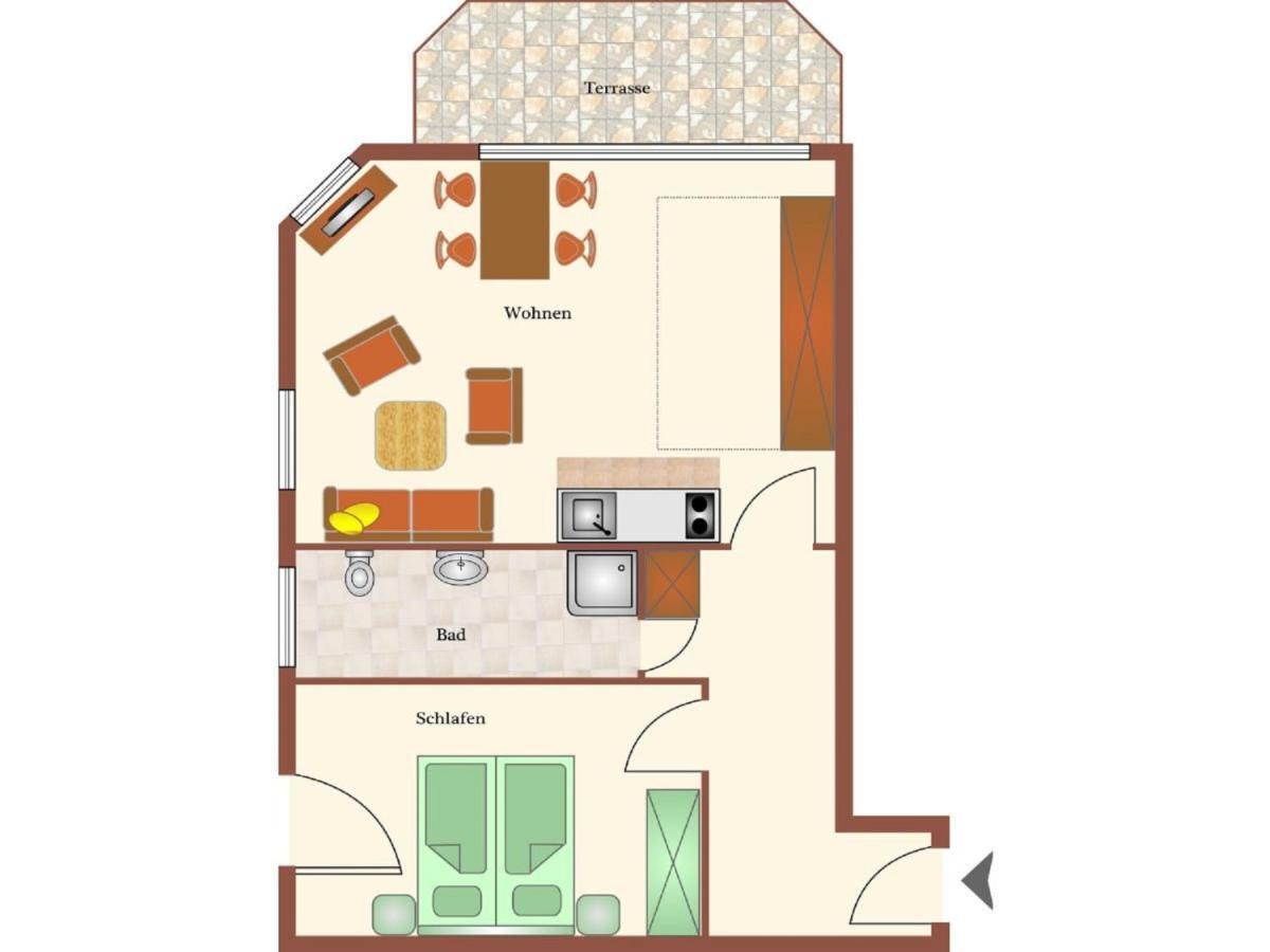 Апартаменты Haus Duenenglueck, Whg. 14 Куксхафен Экстерьер фото
